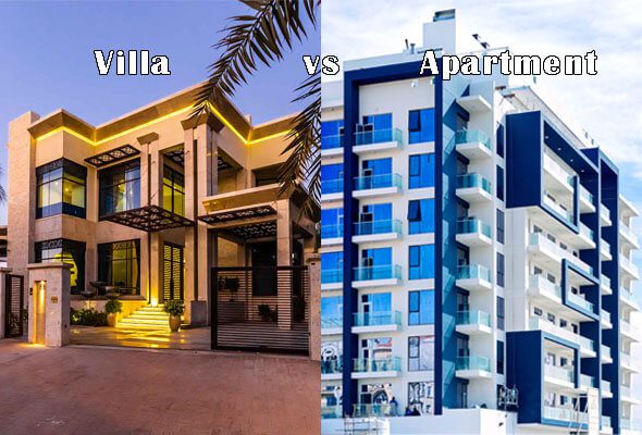 villa vs apartment in dubai